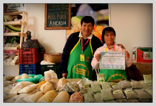 Varios agricultores ecológicos de Ancash disfrutaron del ‘Gran Mercado’ de Mistura 2012.