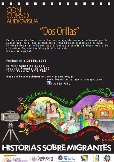 Lanzan concurso audiovisual sobre el fenómeno migratorio en el Perú