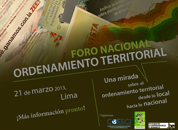 Foro Nacional sobre Ordenamiento Territorial este 21 de marzo. Regístrate en línea