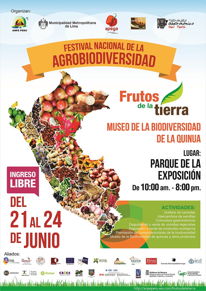 Festival Nacional de la Agrobiodiversidad “Frutos de la Tierra” rinde homenaje a la quinua