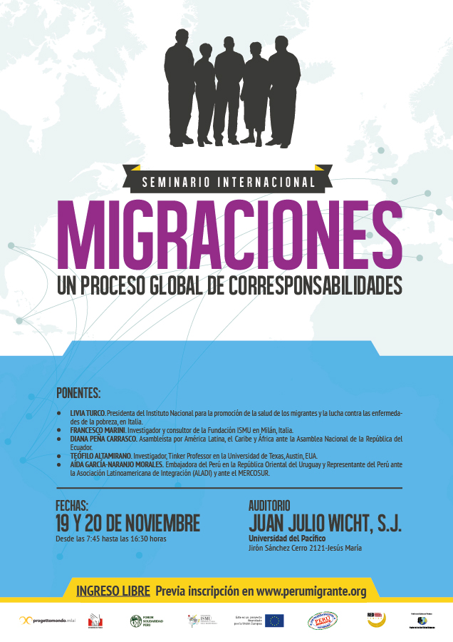INGRESO LIBRE Seminario Internacional "Migraciones. Un proceso global de corresponsabilidades"