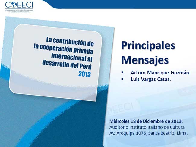 Aspectos relevantes: La cooperación internacional privada en el Perú