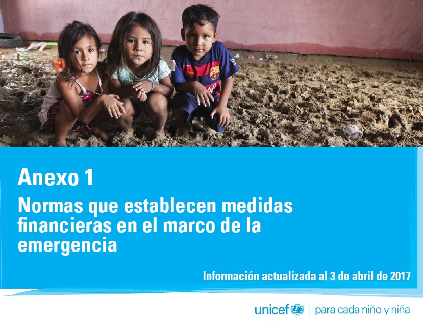 medidas financieras Estado Peruano emergencias 3abril2017