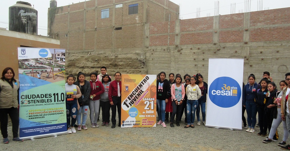 ODS11: CESAL y el Ayuntamiento de Madrid unen esfuerzos para conseguir que comunidades de Lima Este sean inclusivas, seguras, resilientes y sostenibles