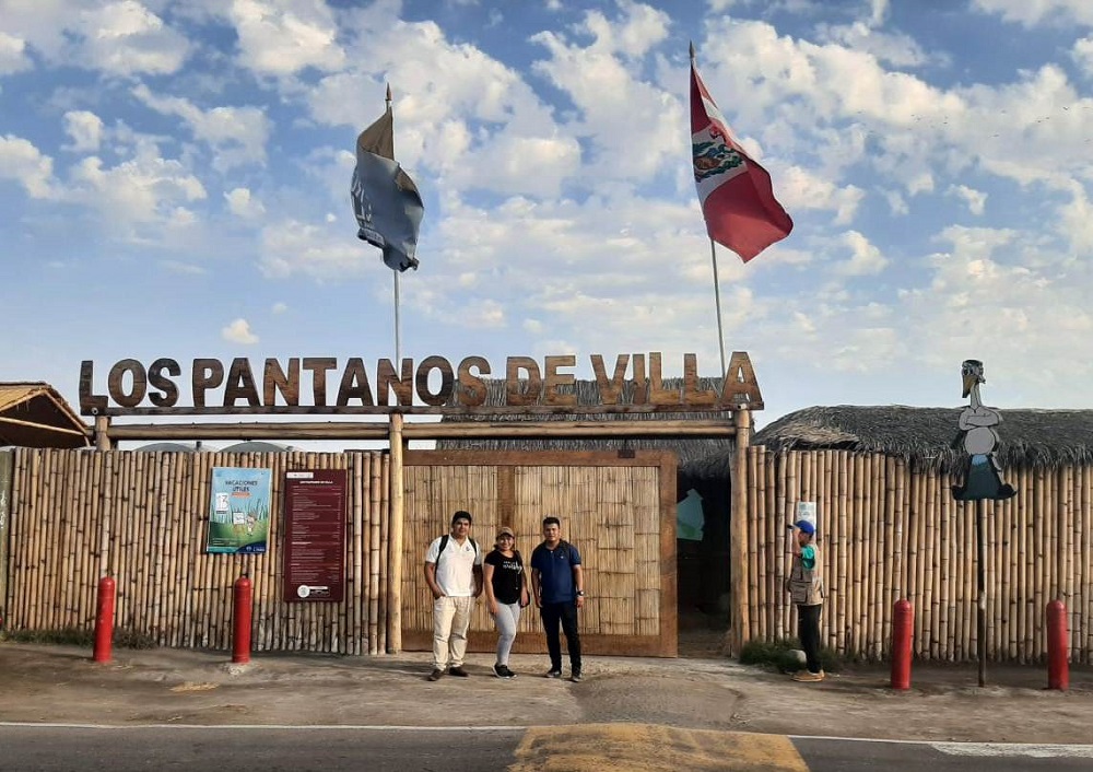 Egresados de la UNAP de Iquitos realizaron pasantía en Pantanos de Villa