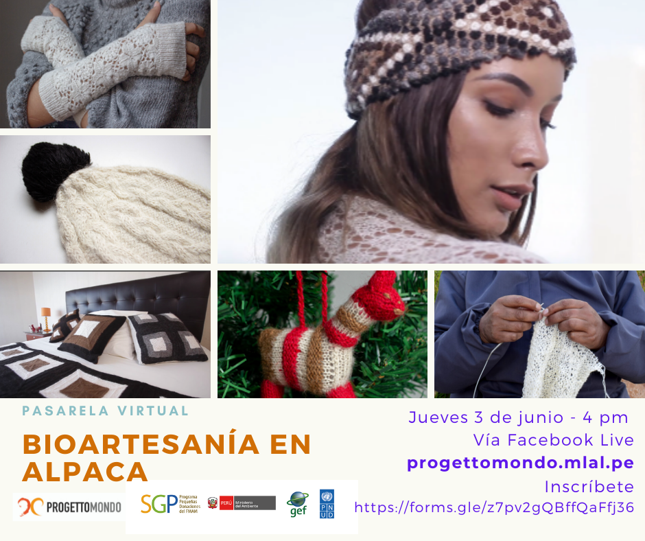 Evento: Pasarela virtual - Bioartesanía en Alpaca