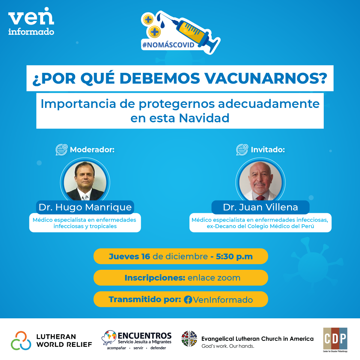 Webinar: ¿Por qué debemos vacunarnos?