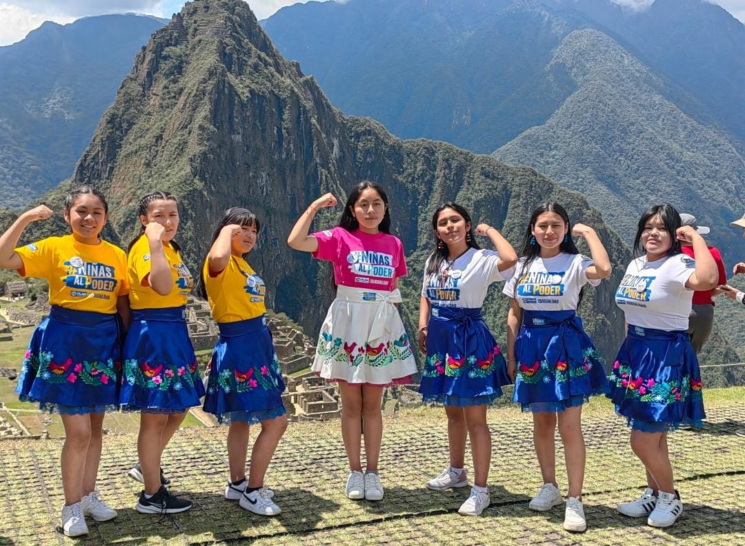 Machu Picchu fue escenario mundial de la primera proclama de las niñas hacia sus pares del mundo
