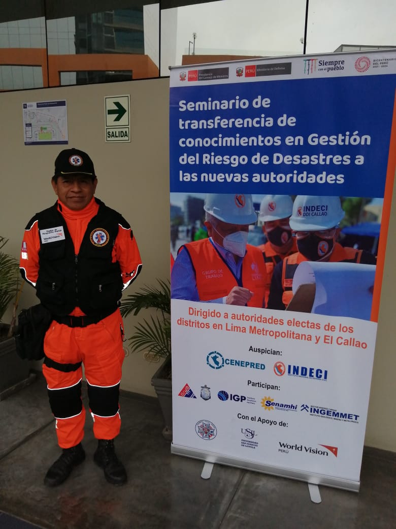 Experiencia de voluntariado en asocio en la estrategia de Gestión de Riesgos y Desastres de World Vision Perú