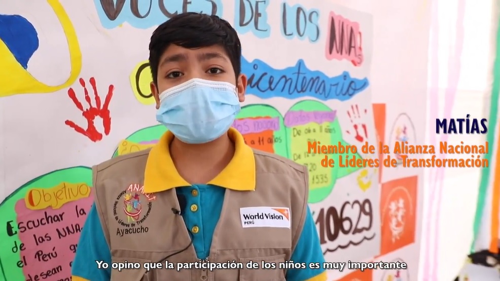 World Vision Perú realiza feria de voluntarios que colaboran a favor de la niñez ayacuchana más vulnerable