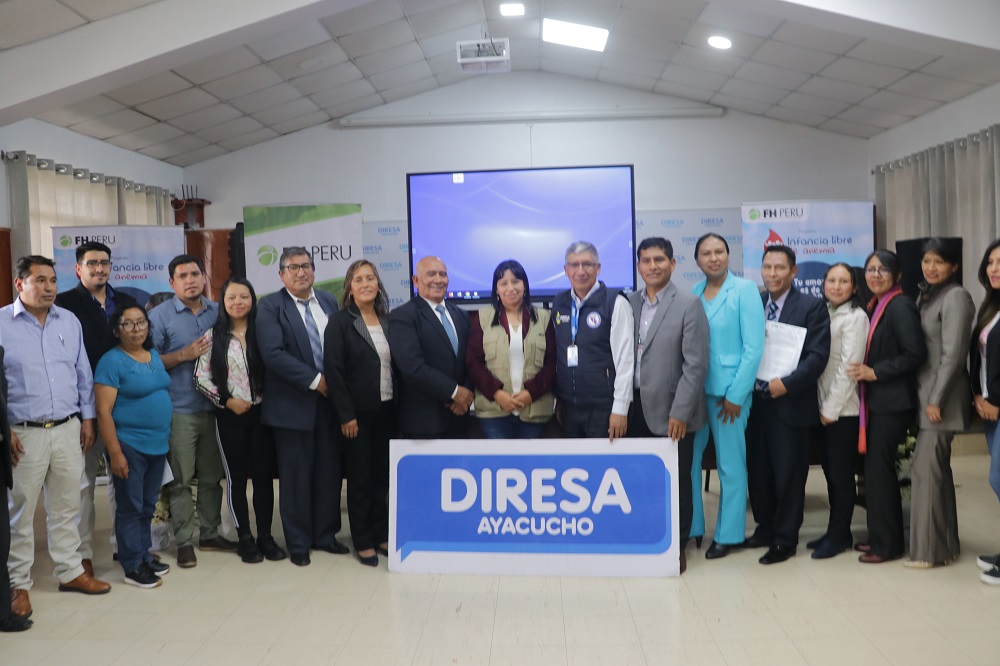 Alianza por una niñez libre de anemia en Ayacucho