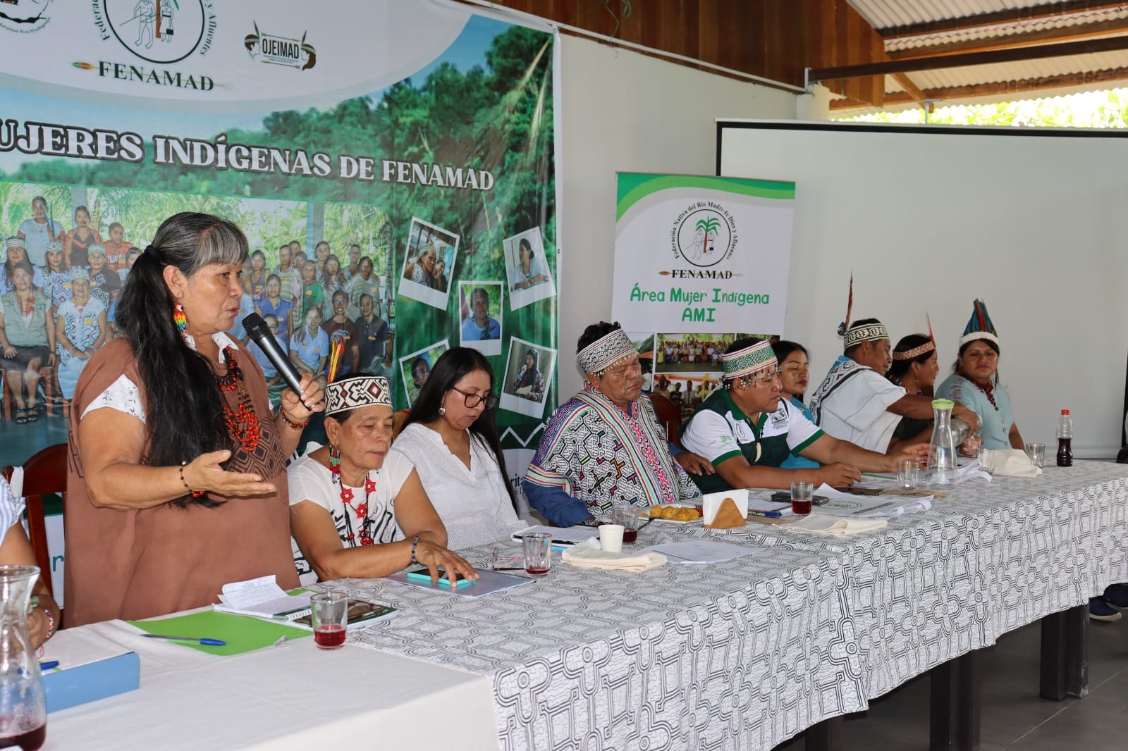 Mujeres y el derecho a la alimentación contribuyendo al VI Encuentro de Mujeres Indígenas de la FENAMAD