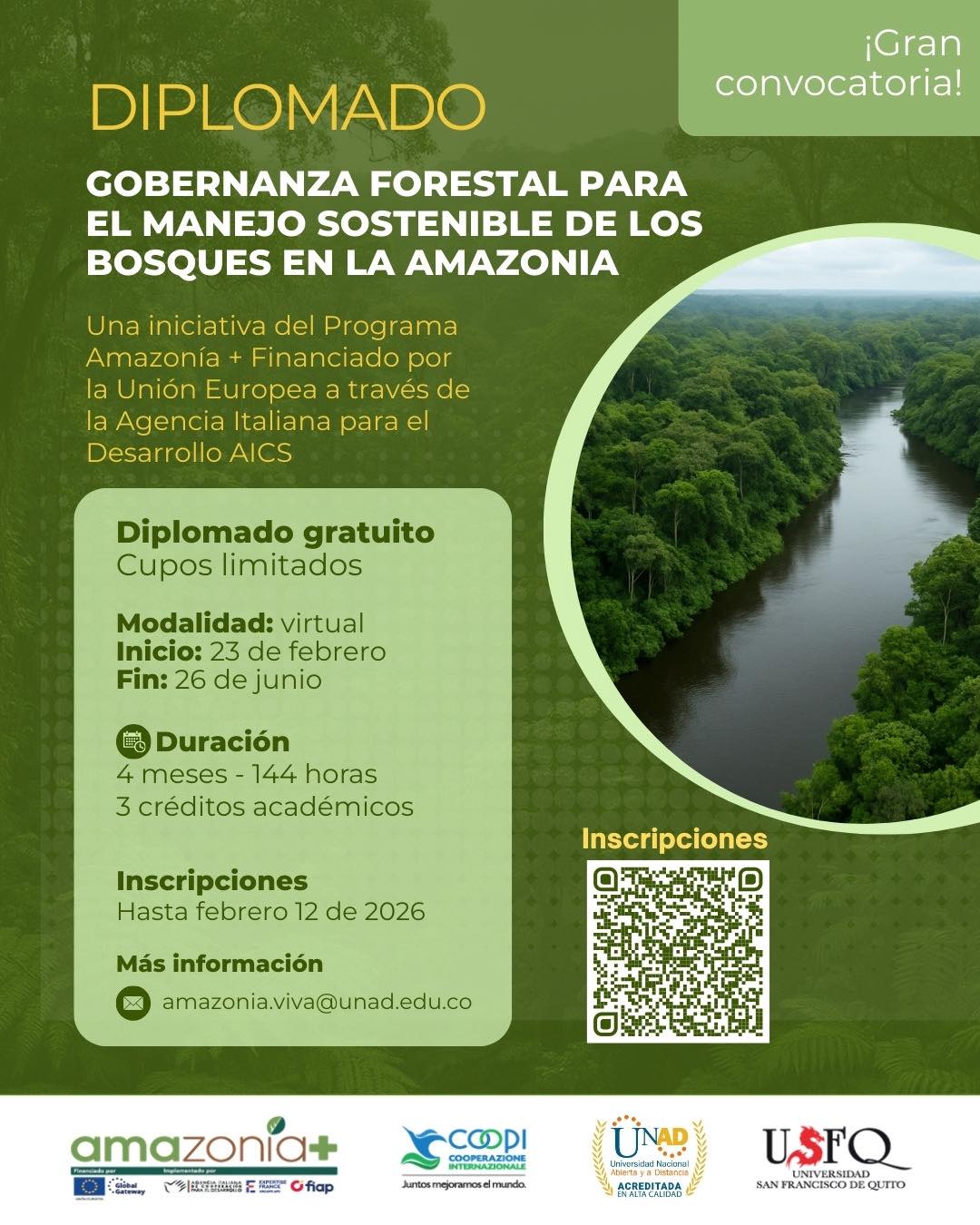 La Amazonía necesita líderes que la cuiden. ¿Eres uno de ellos?